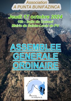 Affiche de l'AGO APB du 17/10/2024